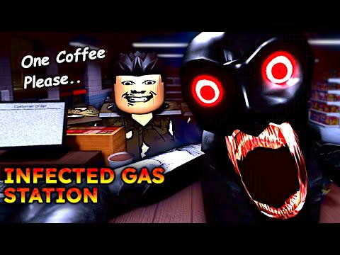 ROBLOX - Infected Gas Station - ALL NIGHTS - [Full Walkthrough]