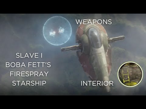 Slave I - "Boba Fett's Starship" Firespray Class - Scenes from Mandalorian and Book of Boba Fett