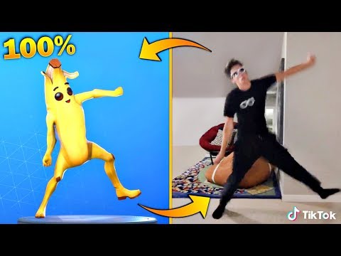 ¡BAILES FORTNITE EN LA VIDA REAL QUE SON 100% SINC! (Danzas Originales De Fortnite la Vida Real)