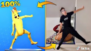 FORTNITE DANCES IN REAL LIFE THAT ARE 100% IN SYNC! (Original Fortnite Dances in Real Life)