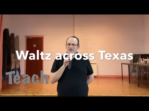 BEGINNER LINE DANCE LESSON 67 - Waltz across Texas - Part 1 - Full teach