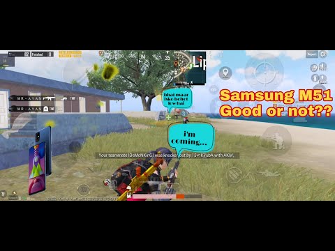 Samsung M51 for pubg || Good or not || competetive gameplay...