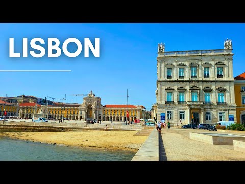 Lisboa PORTUGAL 🇵🇹 | Caminhando pela Baixa num dia quente de verão