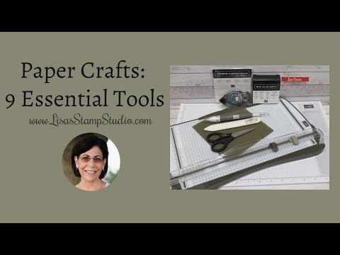 Paper Crafts: 9 Essential Tools