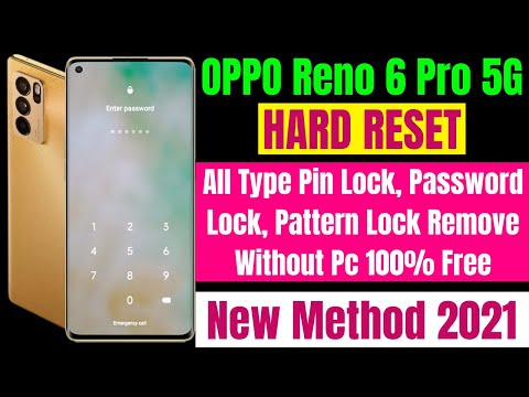 OPPO Reno 6 Pro 5G Hard Reset ll All Type Pin, Password, Pattern Lock Remove Without PC 100% Free