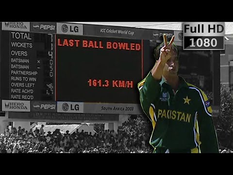 Shoaib Akhtar Fastest Ball 161.3 KM/H Vs England