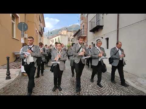 Marcia Ligonziana Banda di Termoli 18/8/23 Barrea Processione di Maria Ss Delle Grazie