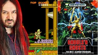 Ghouls and Ghosts Full Practice Run | Sega Genesis Version | METATRON