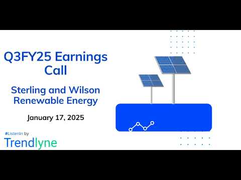 Sterling and Wilson Renewable Energy Earnings Call for Q3FY25