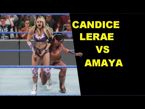 WWE 2K19 Candice Larae vs Amaya - Knockout Match