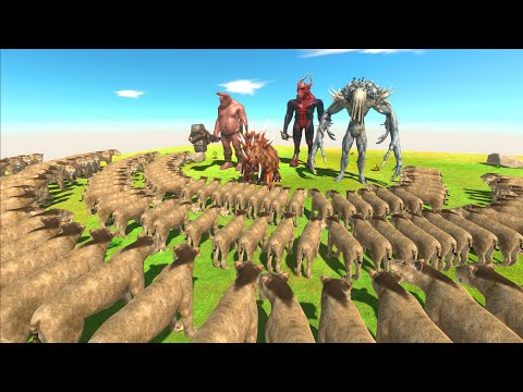 Aliens vs Ice Age Animals - Animal Revolt Battle Simulator