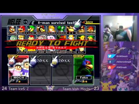 UW Smashfest - Mochi (ICs) vs FalcoMaster69 (Falco) & Zen (Luigi)