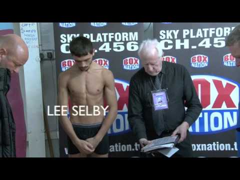 LEE SELBY v JOHN SIMPSON OFFICIAL WEIGH-IN / iFILM LONDON