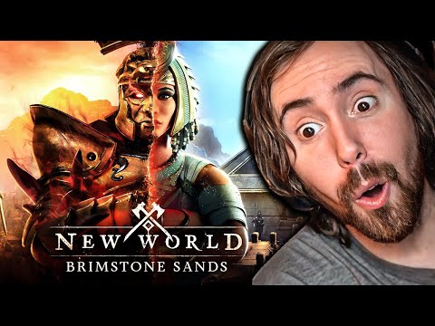 New World Expansion LAUNCH! Asmongold LOVES Brimstone Sands