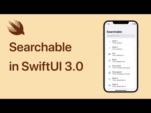 Create Unified Search Experience Using SwiftUI 3.0