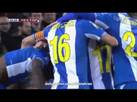 FC Barcelona 0-1 Espanyol Gol de Caicedo