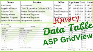 Download the video "Asp.net Gridview to Jquery DataTable"