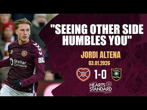JORDI ALTENA | Hearts 1-0 Livingston | Debut assessment, career path and why he signed for Hearts
