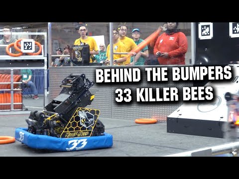 Behind the Bumpers | 33 Killer Bees | CRESCENDO FRC Robot