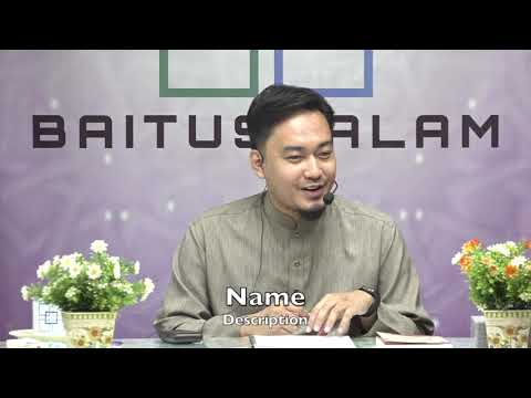 20210403 Ustaz Yasir Ramlee : 40 Hadith Berkaitan Al Quran