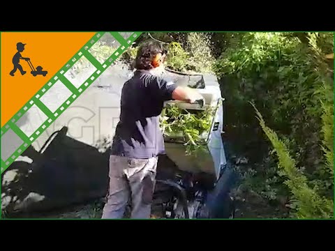 Funktionsvideo Professioneller Benzin Häcksler Blackstone GBD-1500 BS, Motor B&S XR2100 13.5 PS