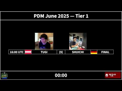 PDM June 2025 | Tier 1 FINAL | TUGI vs SHUICHI | 2025-06-29