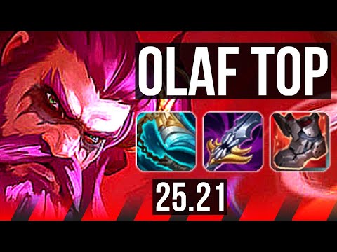 OLAF vs IRELIA (TOP) | 7/2/9, Rank 15 Olaf | KR Grandmaster | 25.21