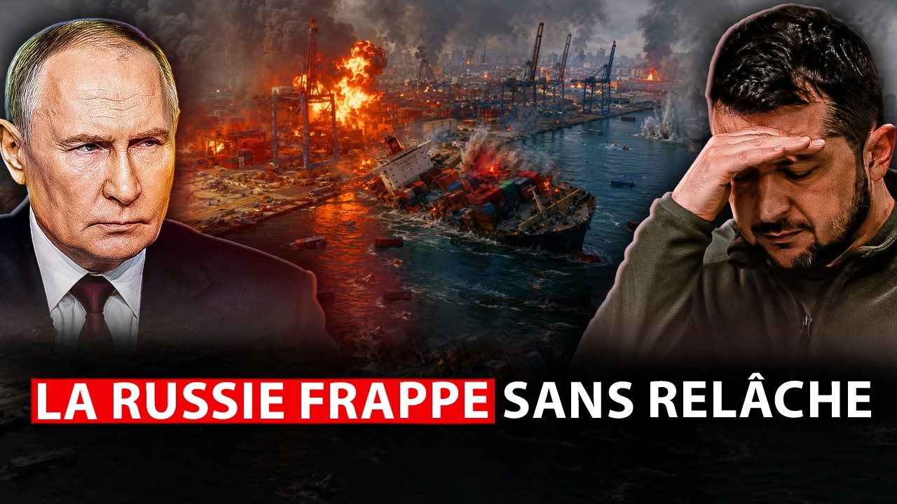 Moscou détruit tout ce qui finance Kiev, les ports d'Odessa dévasté