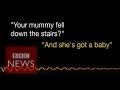 Listen To 3 Year Old S Emergency Call After Pregnant Mum Falls Down Stairs BBC News