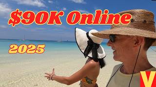 Traveling retiree made $90k online in 2025