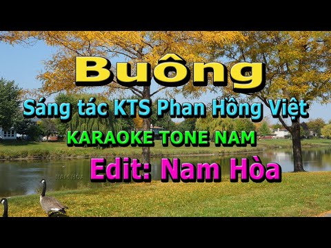 Buông Karaoke Tone Nam- nhạc sĩ KTS Phan Hồng Việt