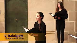 Balulalow | Benjamin Britten aus Ceremony of Carols (op. 28) | Konzertchor Mädchen | Unseld