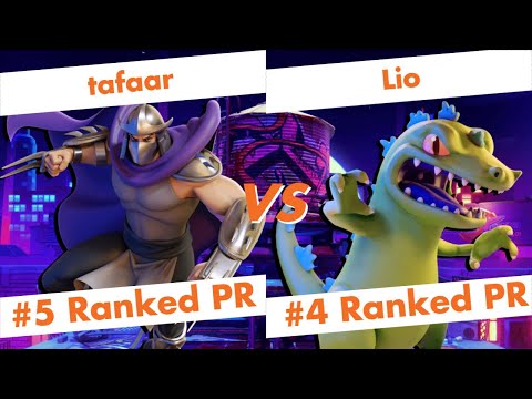 【Nick All Star Brawl】tafaar (Shredder) vs Lio (Reptar) High Level Gameplay【NASB】