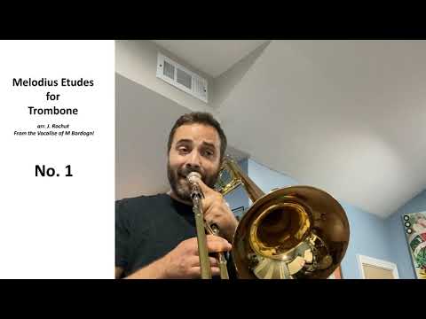 Melodius Etudes for Trombone (Rochut) #1