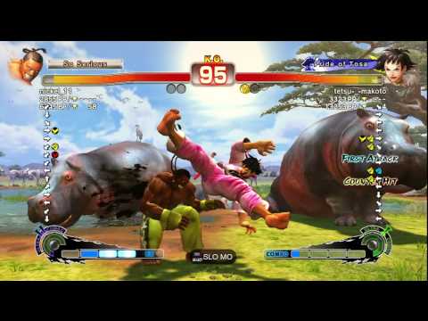 nickel_11 [Dee Jay] vs. tetsu-_-makoto [Makoto] | SSF4 Arcade Edition