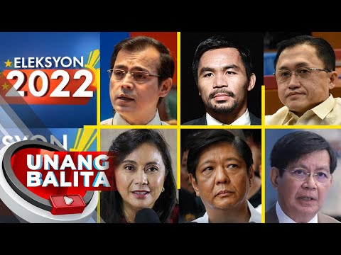 Update sa aktibidad ng presidential aspirants para sa Eleksyon 2022 | UB