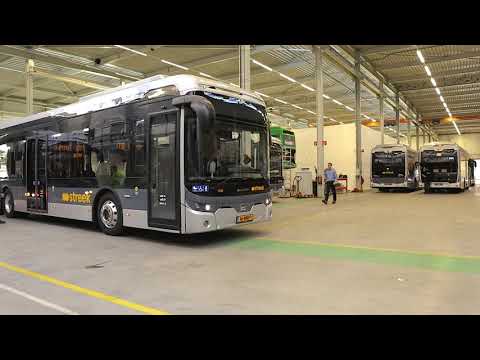 Delivery of 60 electric Ebusco buses to Groningen Drenthe, Nov 2019