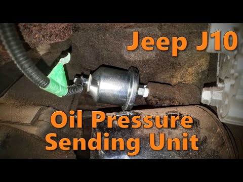 Jeep Oil Pressure Sending Unit Replacement | Jeep J10 Build
