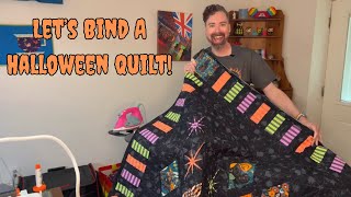 Binding a Halloween Quilt