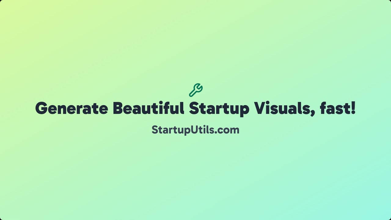StartupUtils demo video