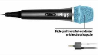 Video thumbnail for iRig Mic - The first handheld microphone for your iPhone by ikmultimedia