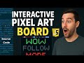 Create A Pixel Art Board With JavaScript Fun HTML CSS Project