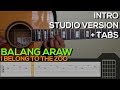I Belong To The Zoo - Balang Araw Guitar Tutorial [INTRO + TABS]