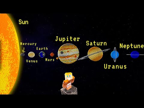 I Built Every Planet in the Solar System in Minecraft