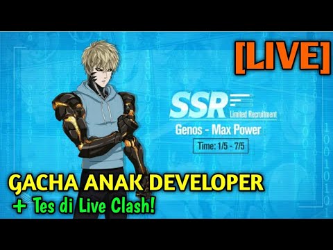 [LIVE] GACHA GENOS ALA ANAK DEVELOPER!