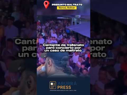 ¡No se quedó callado! Nelson Velásquez detuvo concierto y expulsó a hombre que agredía a una mujer
