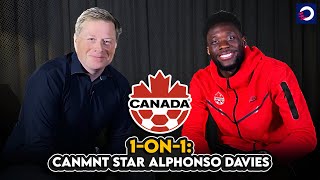 The Alphonso Davies Interview: Becoming a leader for CanMNT, lessons at Bayern, and more 🇨🇦