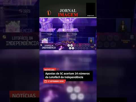 Apostas de SC acertam 14 números da Lotofácil da Independência