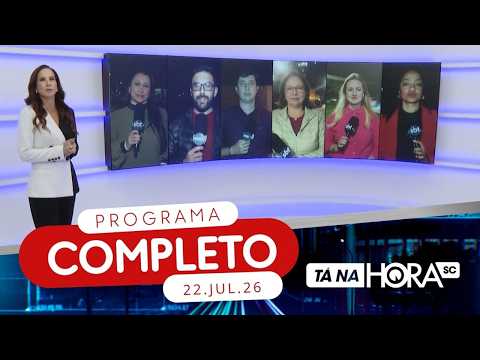 Alagamentos, trânsito e rios preocupam moradores em SC | Tá Na Hora SC 22/07/2026