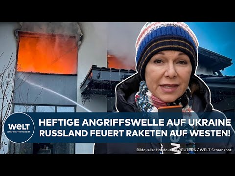 PUTINS KRIEG: Russland feuert auf Westen der Ukraine! Heftige Angriffswelle mit Drohnen und Raketen